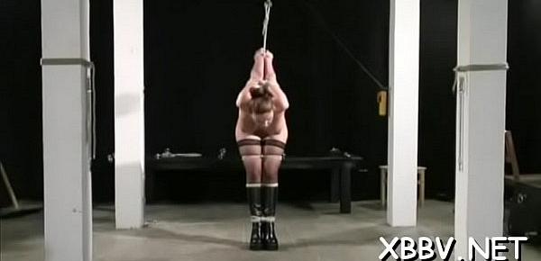  Nude milf gets the marangos tied up in amazing bondage sex scenes